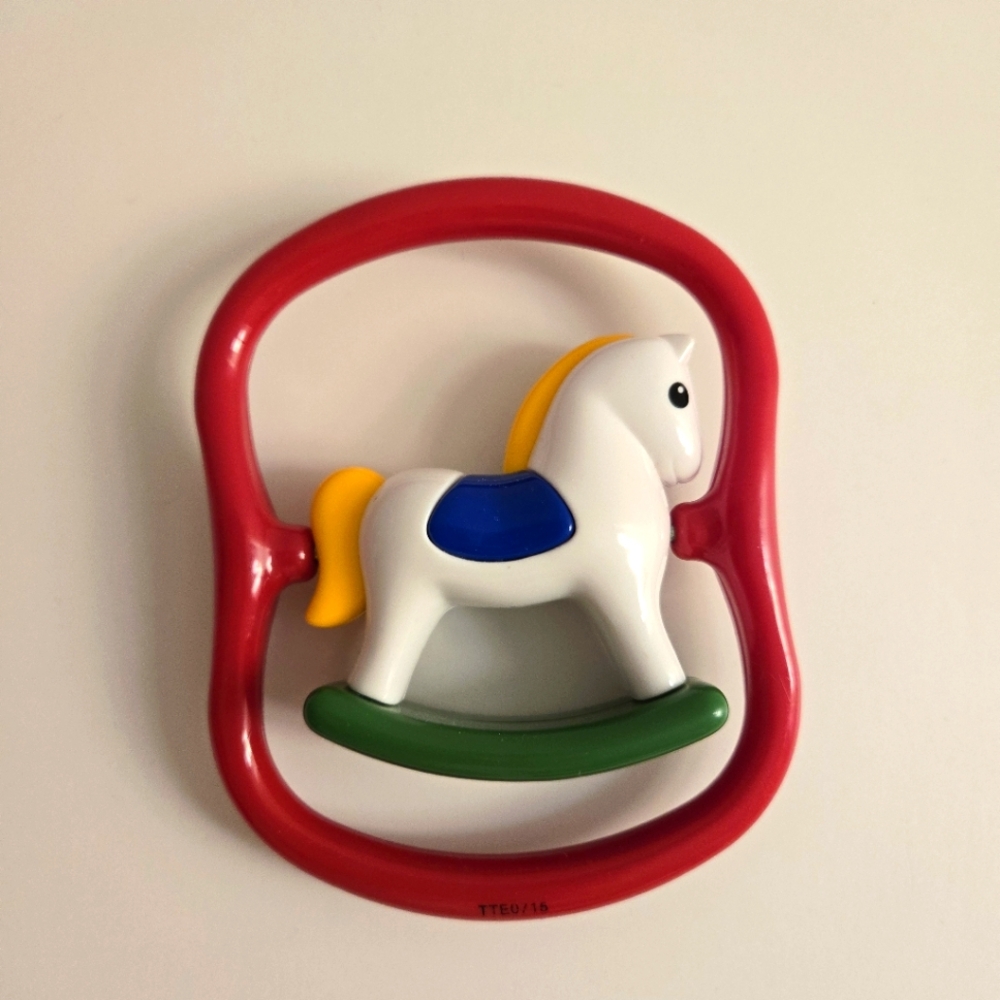 TOLO Baby Rattle Rocking Horse Pony Spinning Rattle